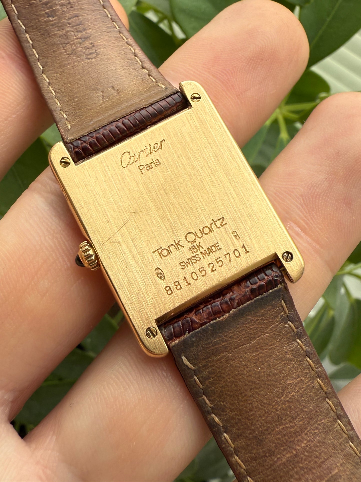 Cartier Tank Louis 18k Gold Ref. 8810