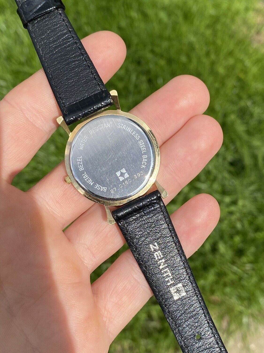 Vintage Zenith Triple Calendar Moon Phase Quartz