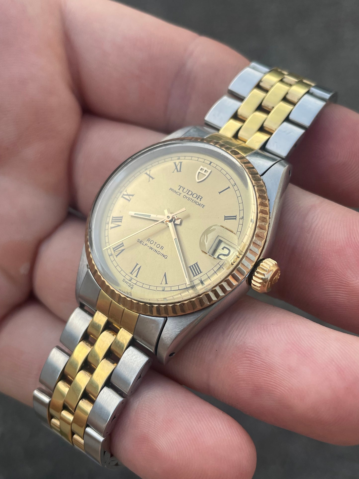 Tudor Prince Oysterdate 31mm Bi Metal