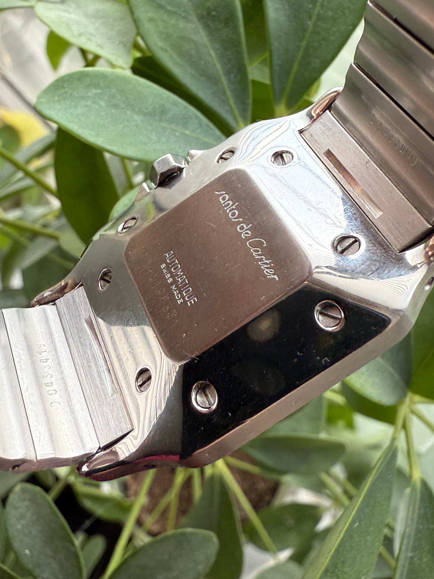 Cartier Santos Carree Automatic 18k Gold & Steel 29mm Ref. 2961