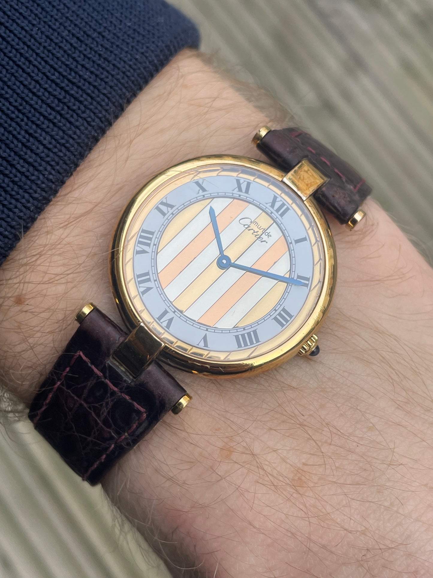 Cartier Must De Vermeil Trinity Vendome 30mm