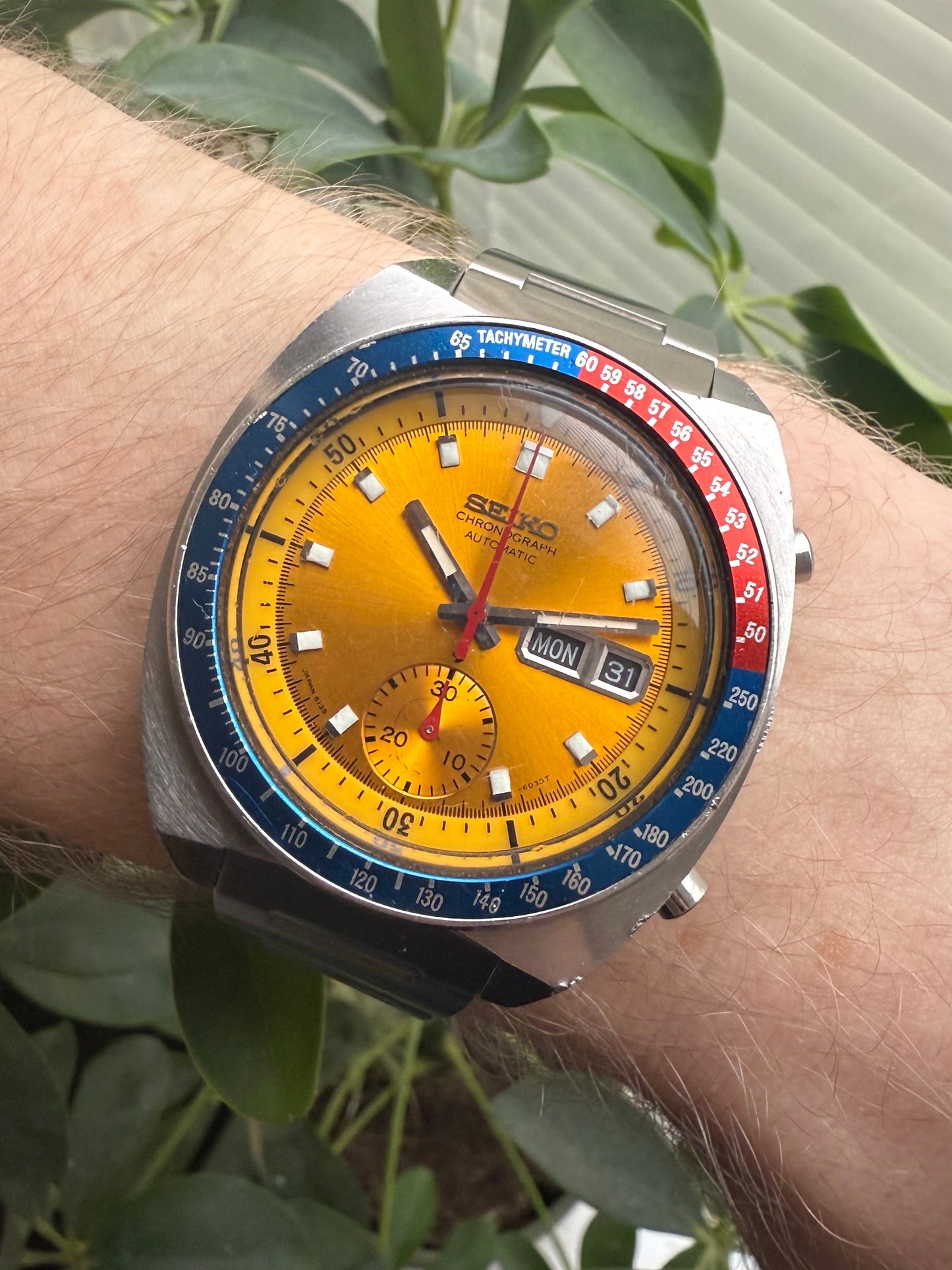 Seiko Pogue Vintage Chronograph Watch 6139-6002