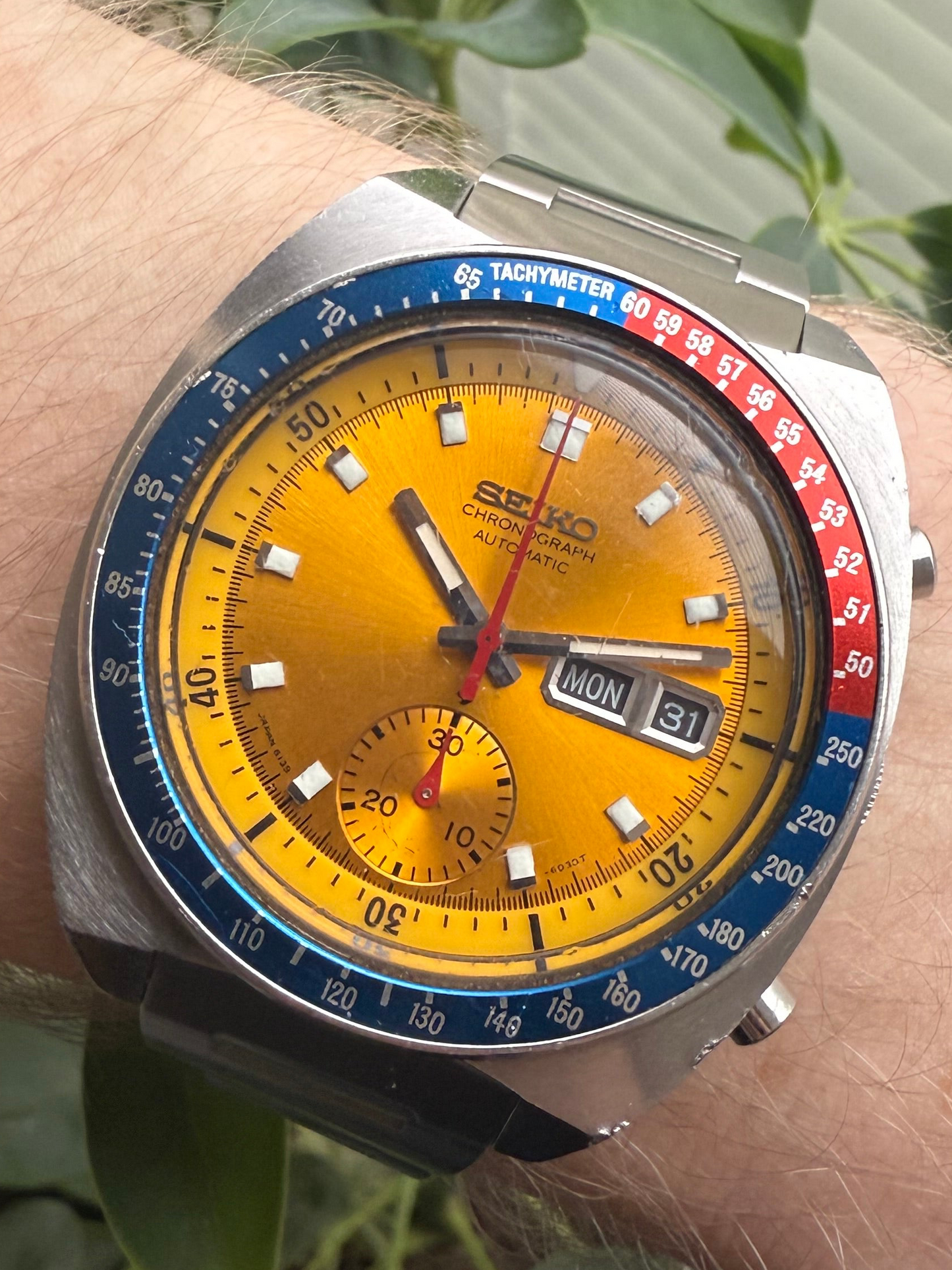 Seiko Pogue Vintage Chronograph Watch 6139-6002