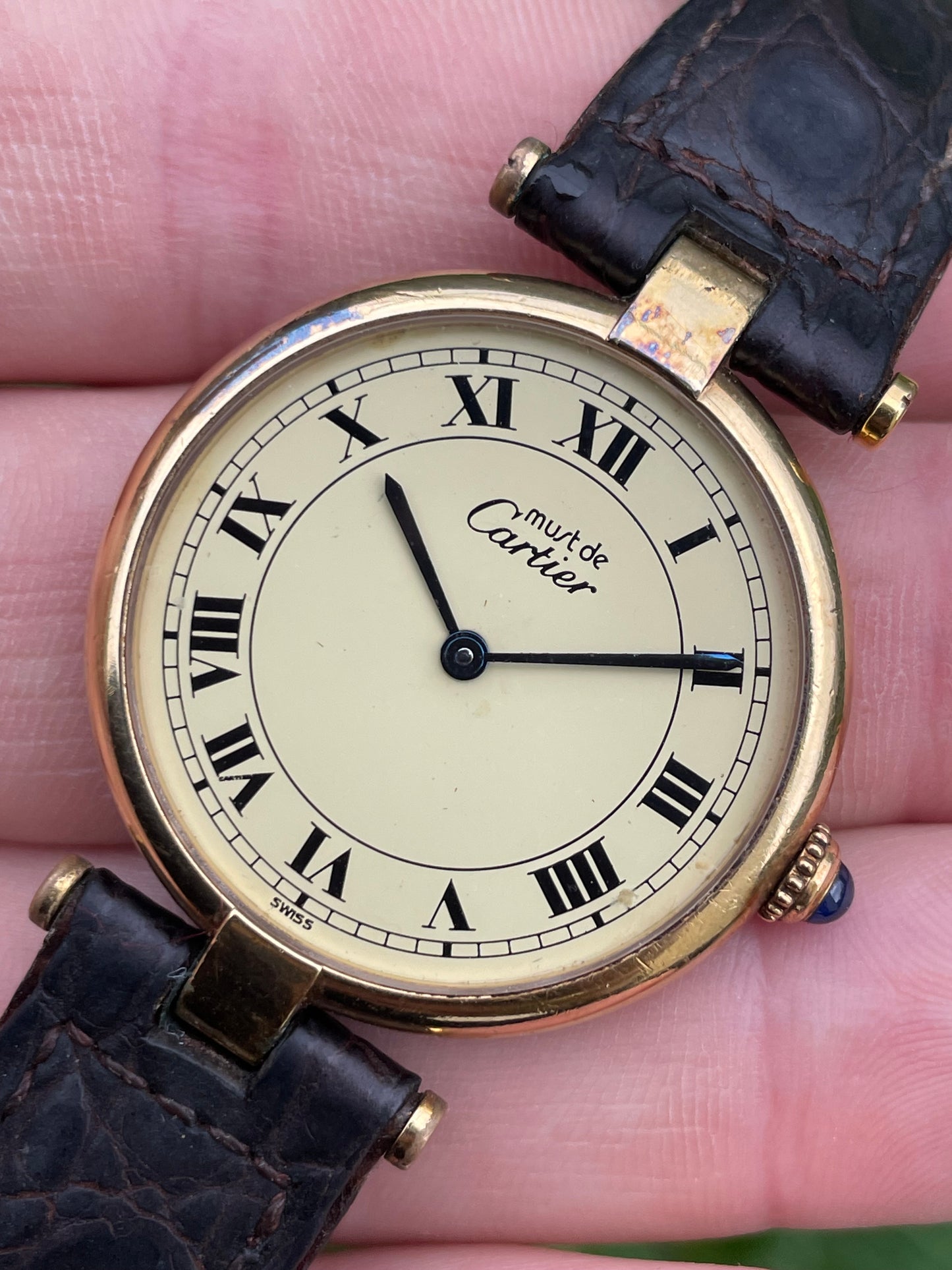 Cartier Must De Vermeil Vendome 30mm