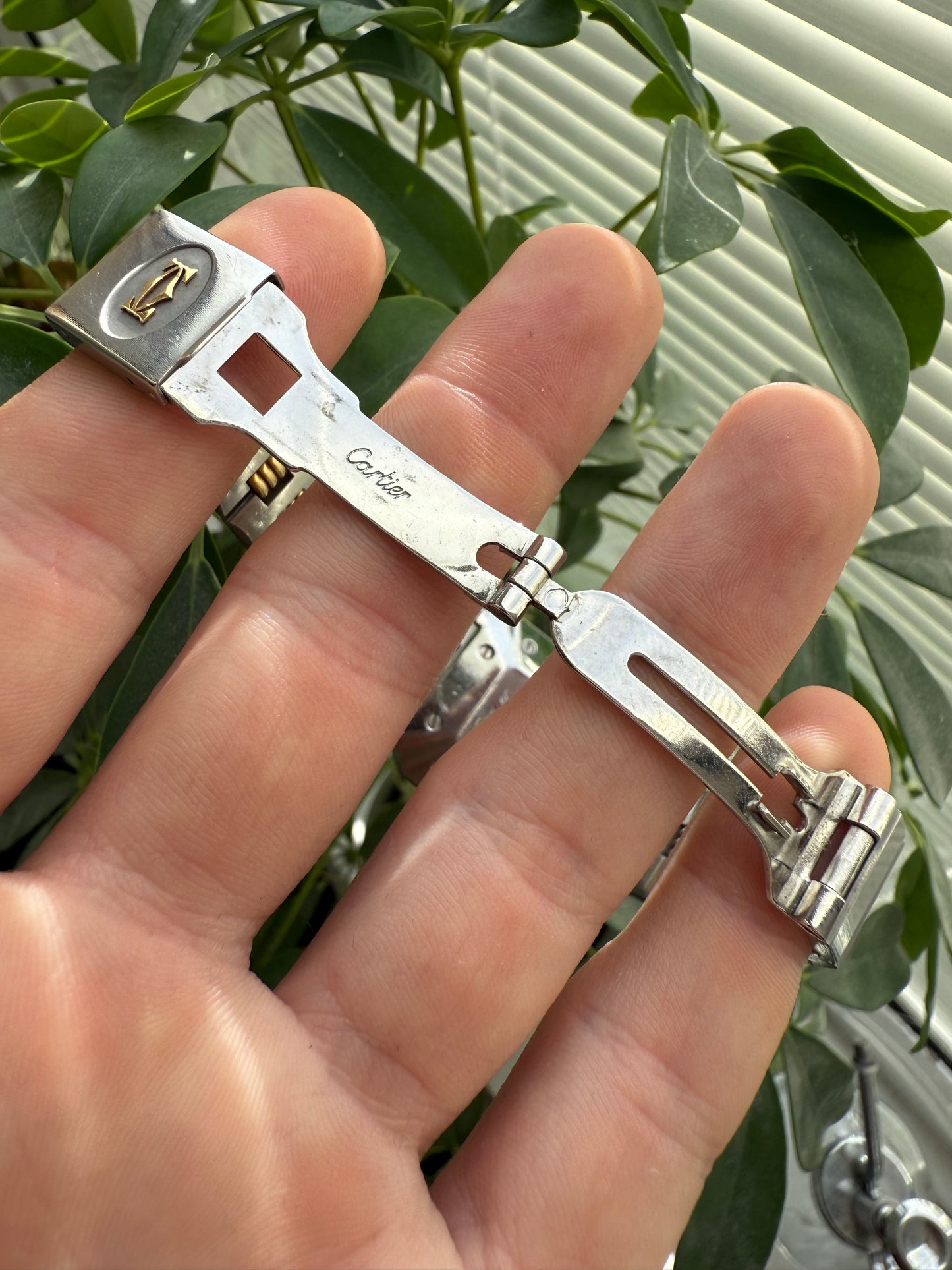 Cartier Santos Carree Godron Ref. 2961