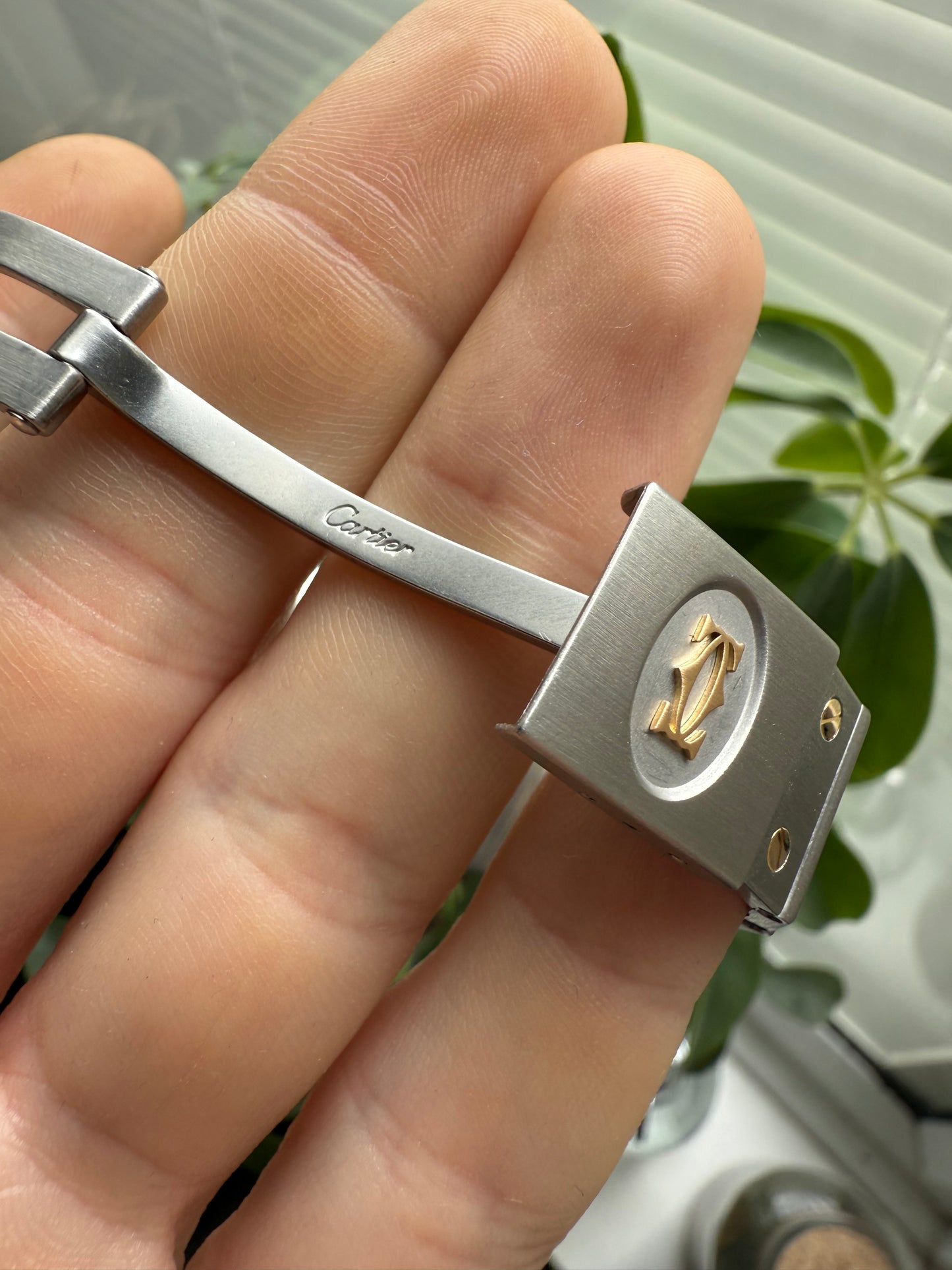 Cartier Santos Carree Automatic 18k Gold & Steel 29mm Ref. 2961