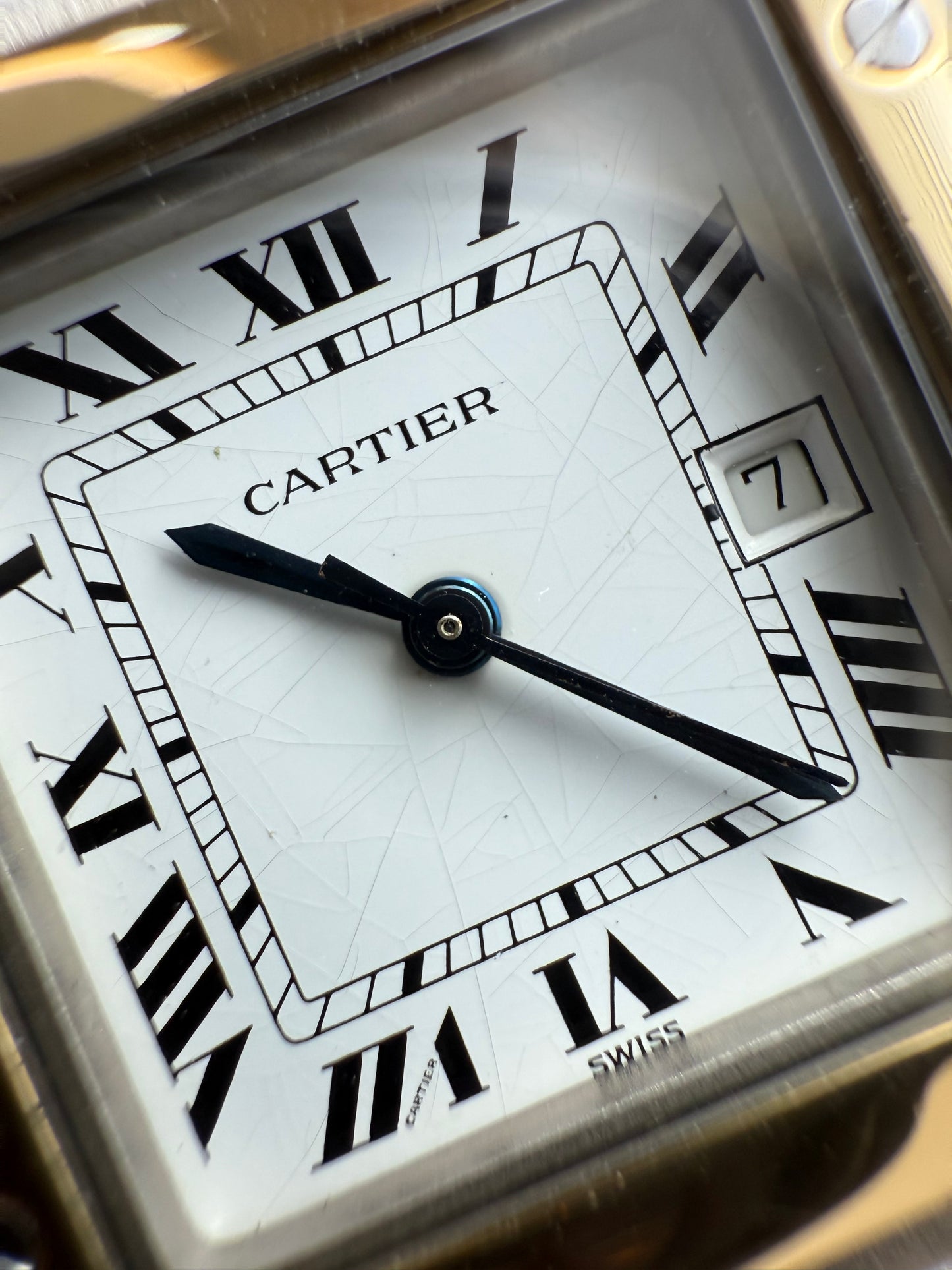 Cartier Santos Carree Automatic 18k Gold & Steel 29mm Ref. 2961