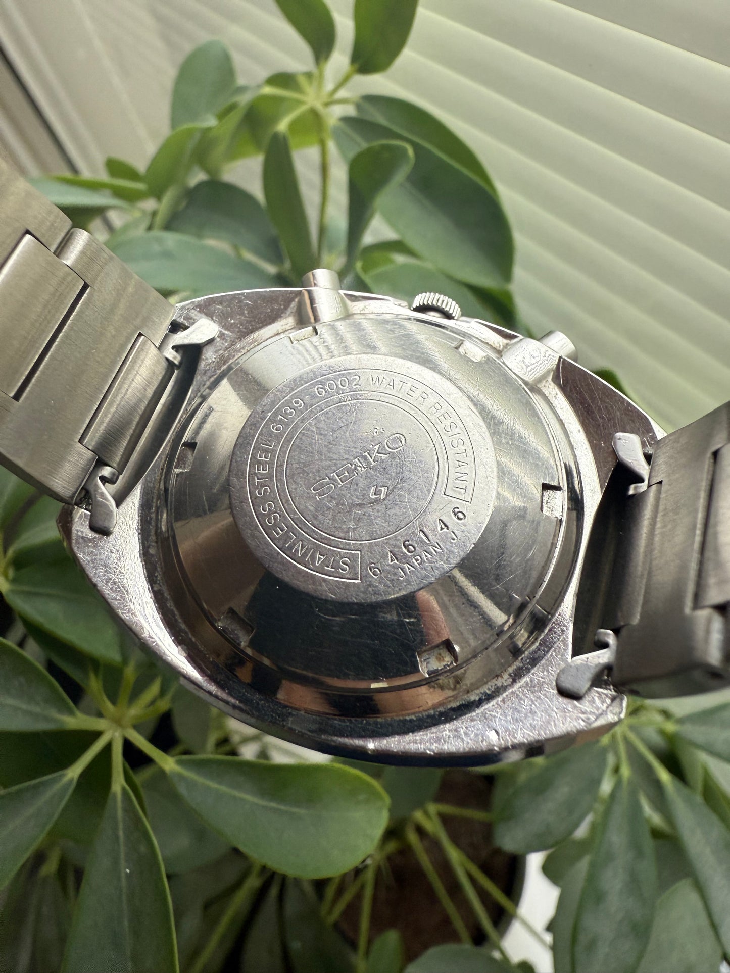 Seiko Pogue Vintage Chronograph Watch 6139-6002