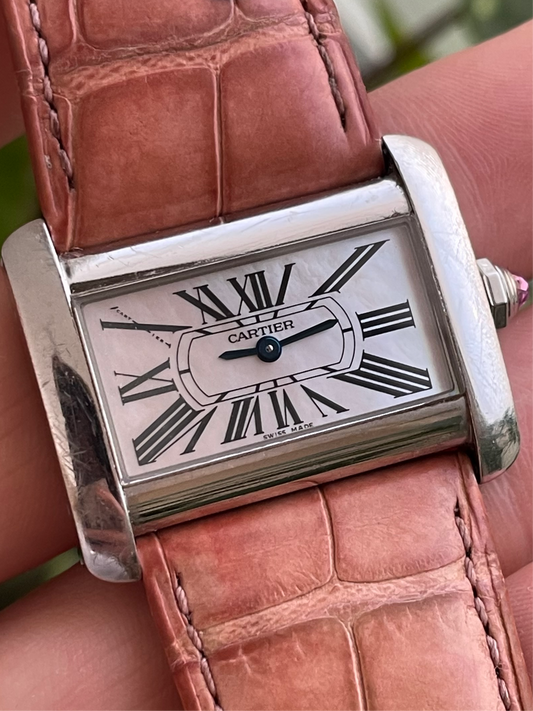 Cartier Tank Divan Mother Of Pearl Ref.2599