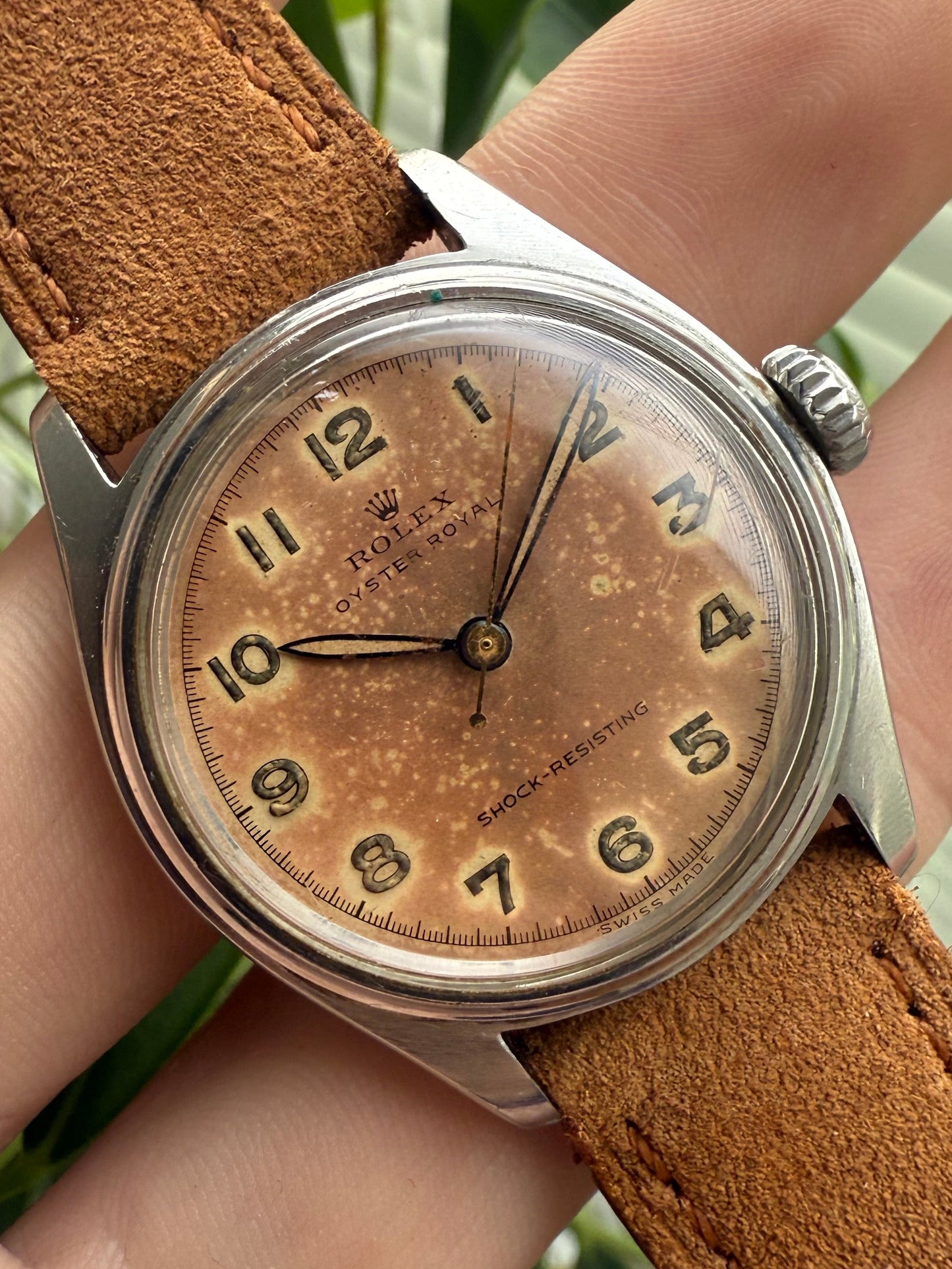 Rolex Oyster Royal Shock Resisting Tropical Dial Ref.6044