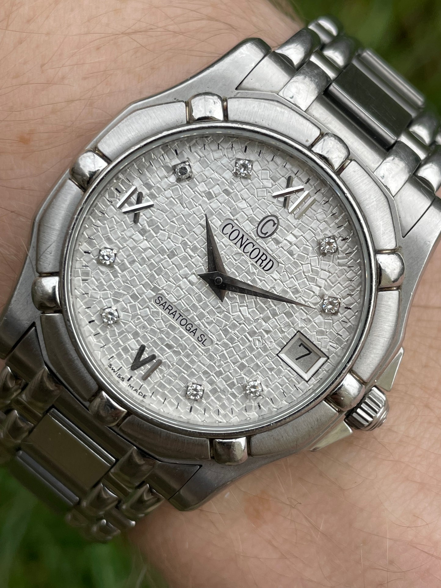 Concord Saratoga SL Diamond Dial