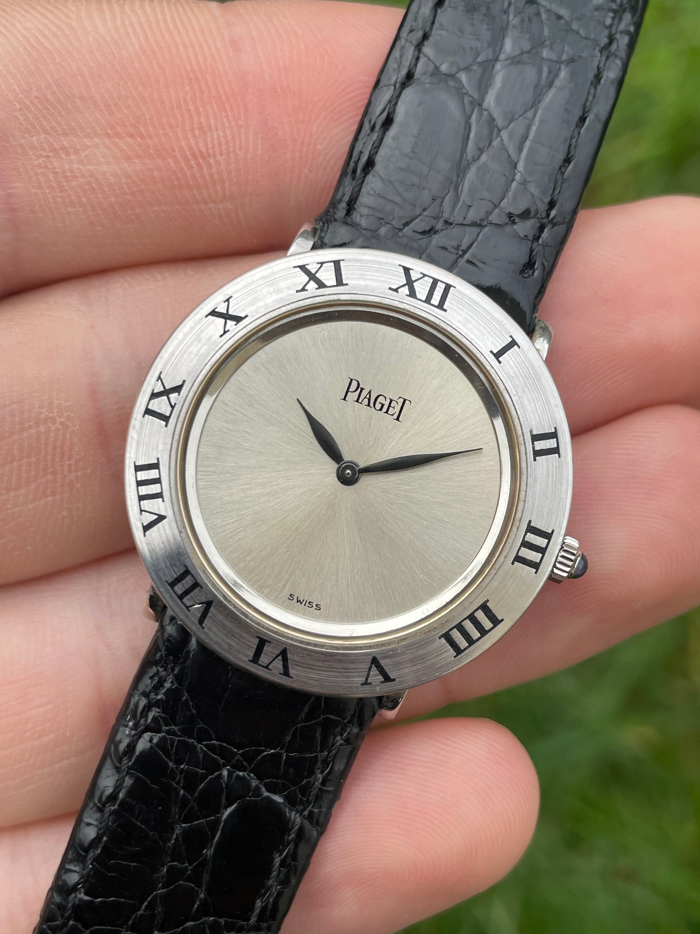 Piaget 18k White Gold Manual Wind Dress Watch Ref.9118