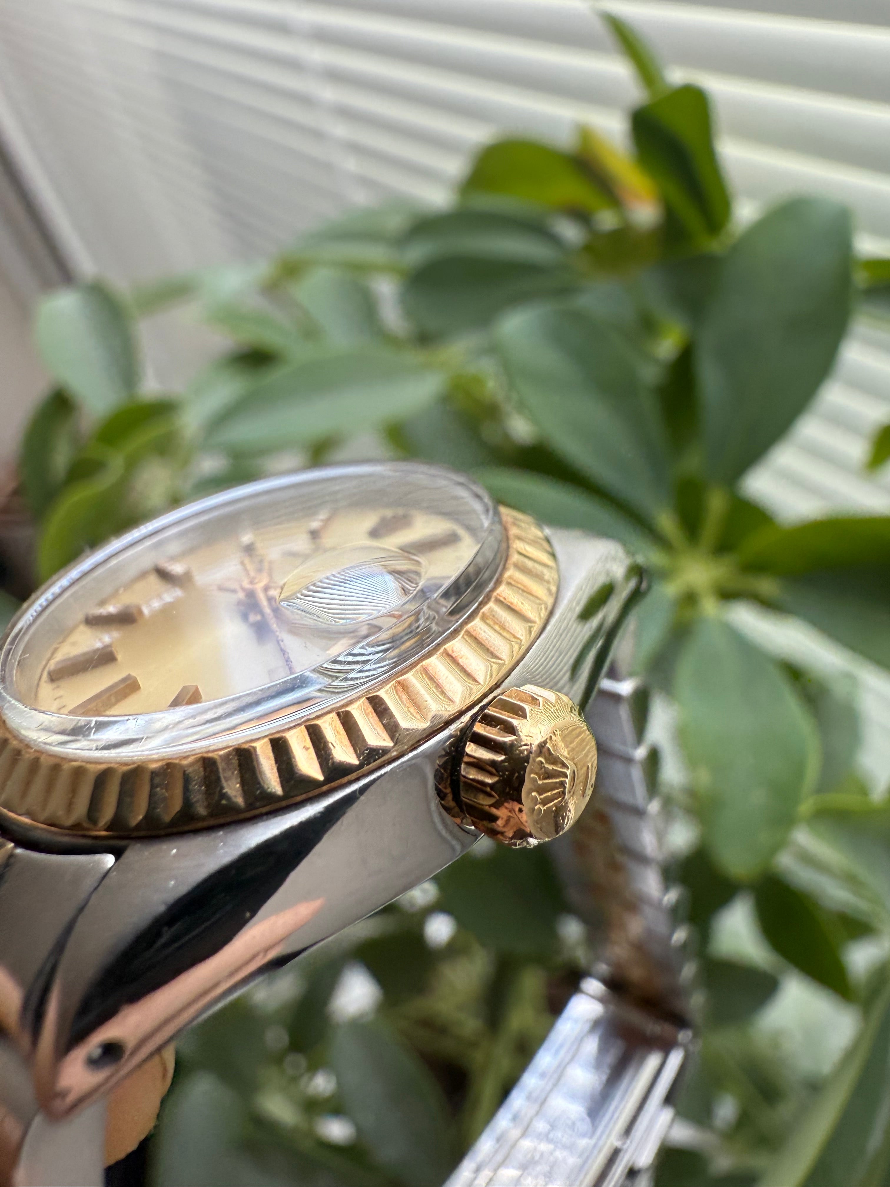 Rolex Lady Datejust 26mm Steel and 18k Gold Ref.6917 – Krispy Watches