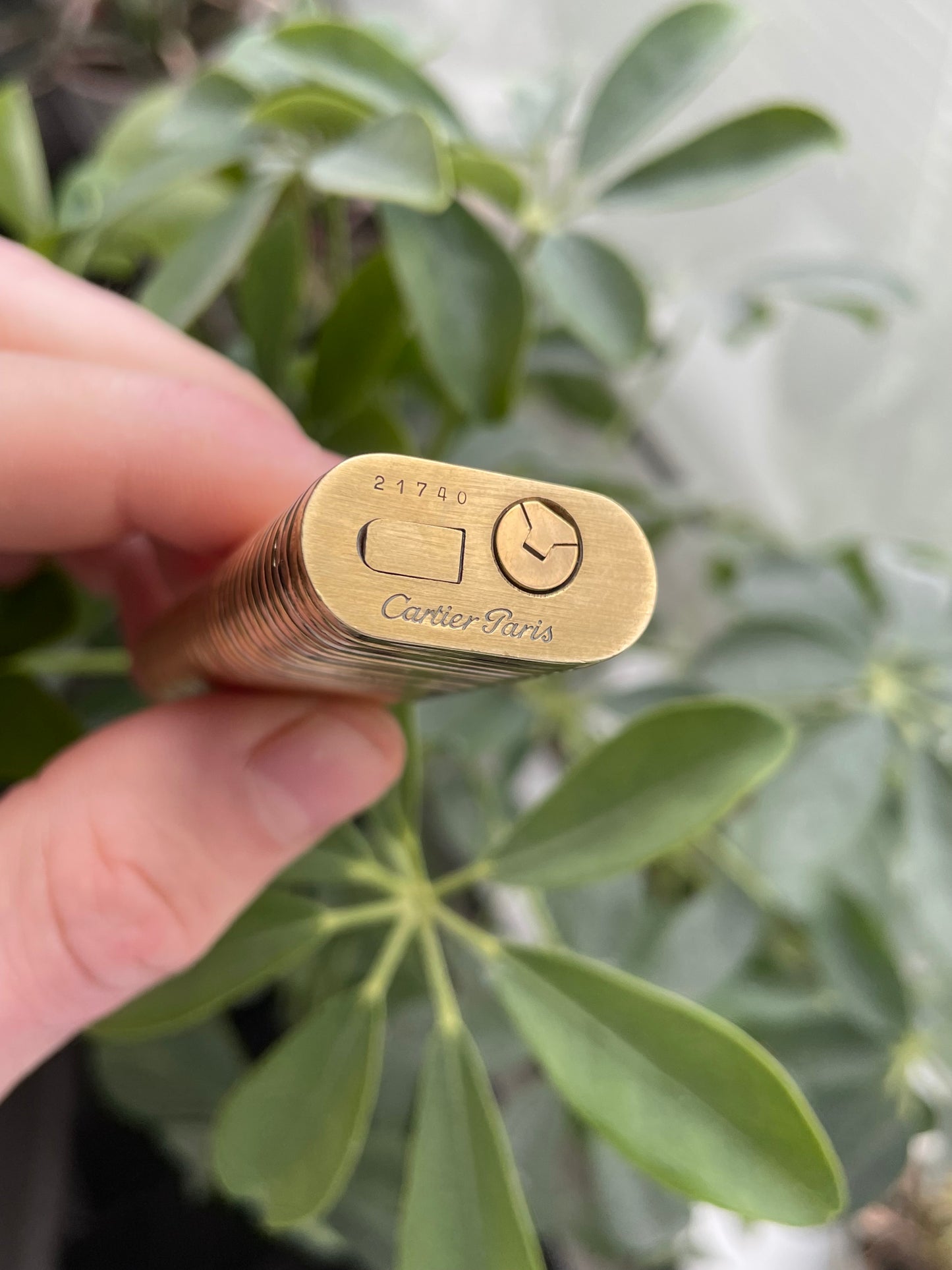 Vintage Cartier 18K Gold Trinity Lighter
