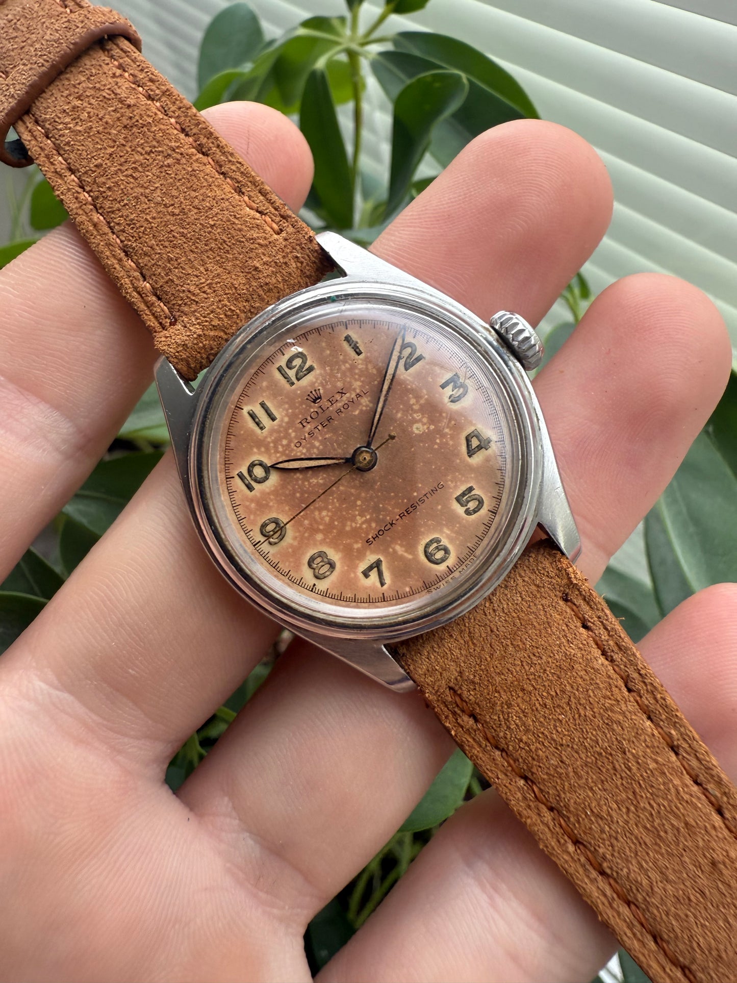 Rolex Oyster Royal Shock Resisting Tropical Dial Ref.6044
