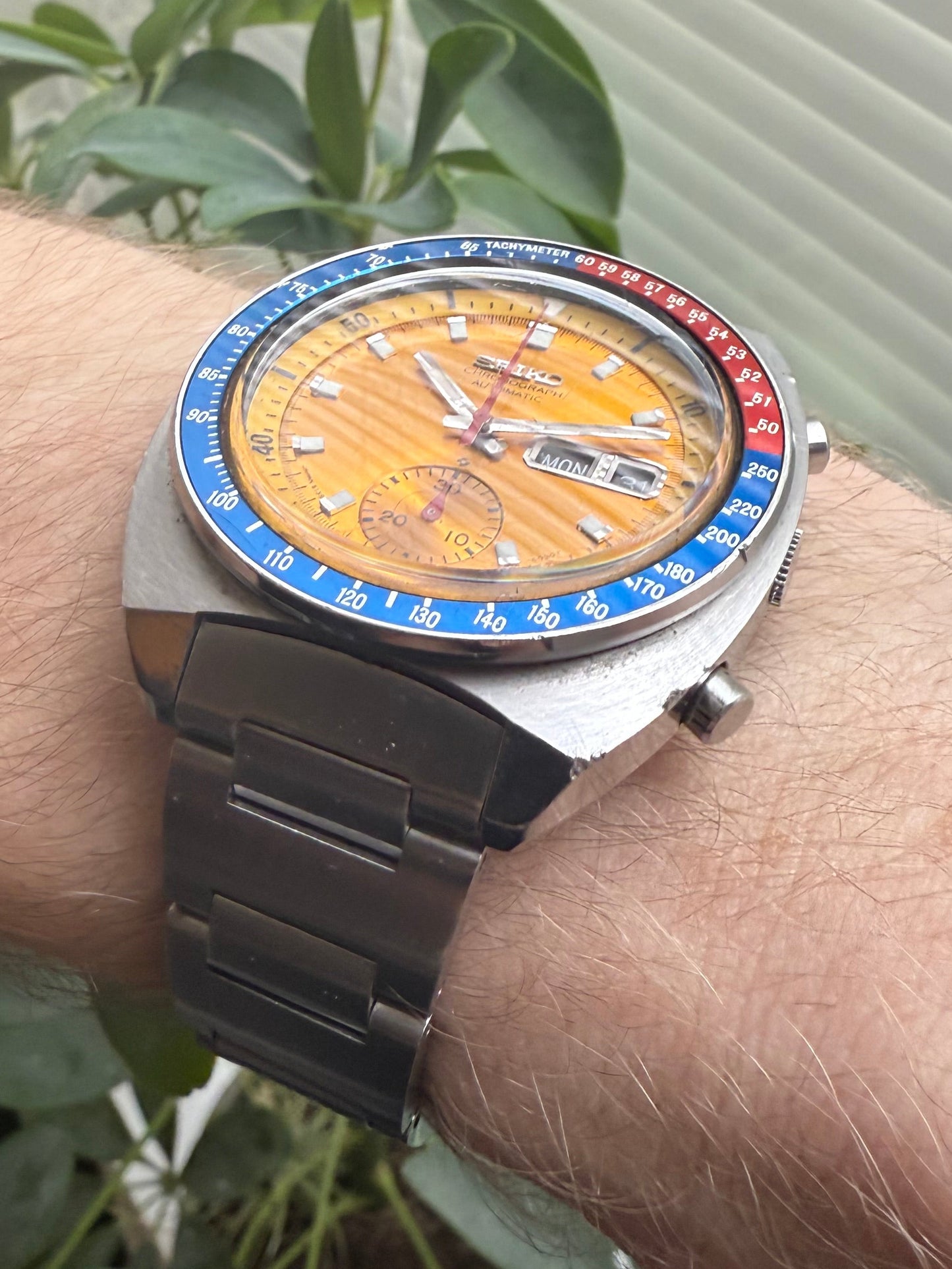 Seiko Pogue Vintage Chronograph Watch 6139-6002