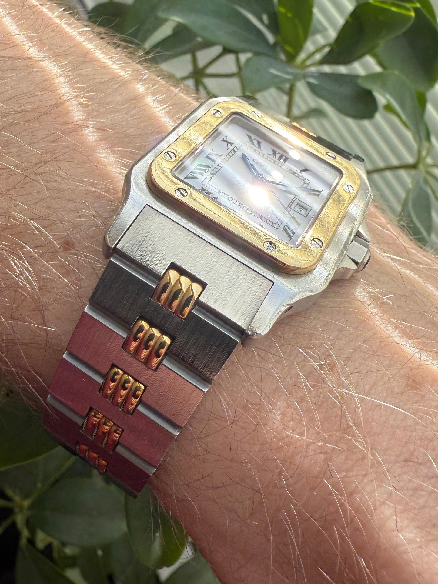 Cartier Santos Carree Godron Ref. 2961