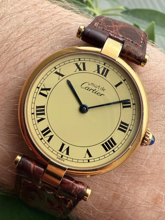 Cartier Vendome Must De Vermeil 30mm Ref.590003