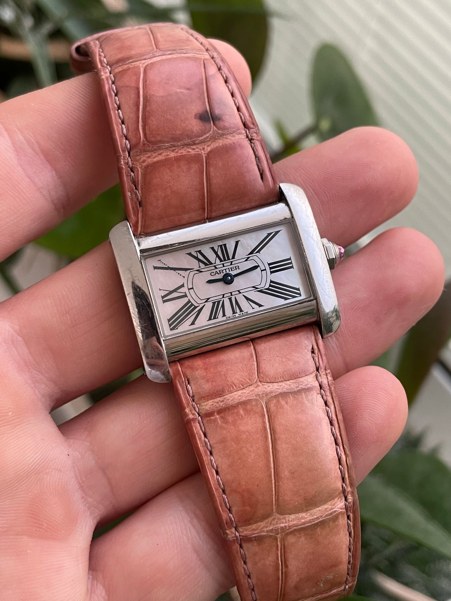 Cartier Tank Divan Mother Of Pearl Ref.2599