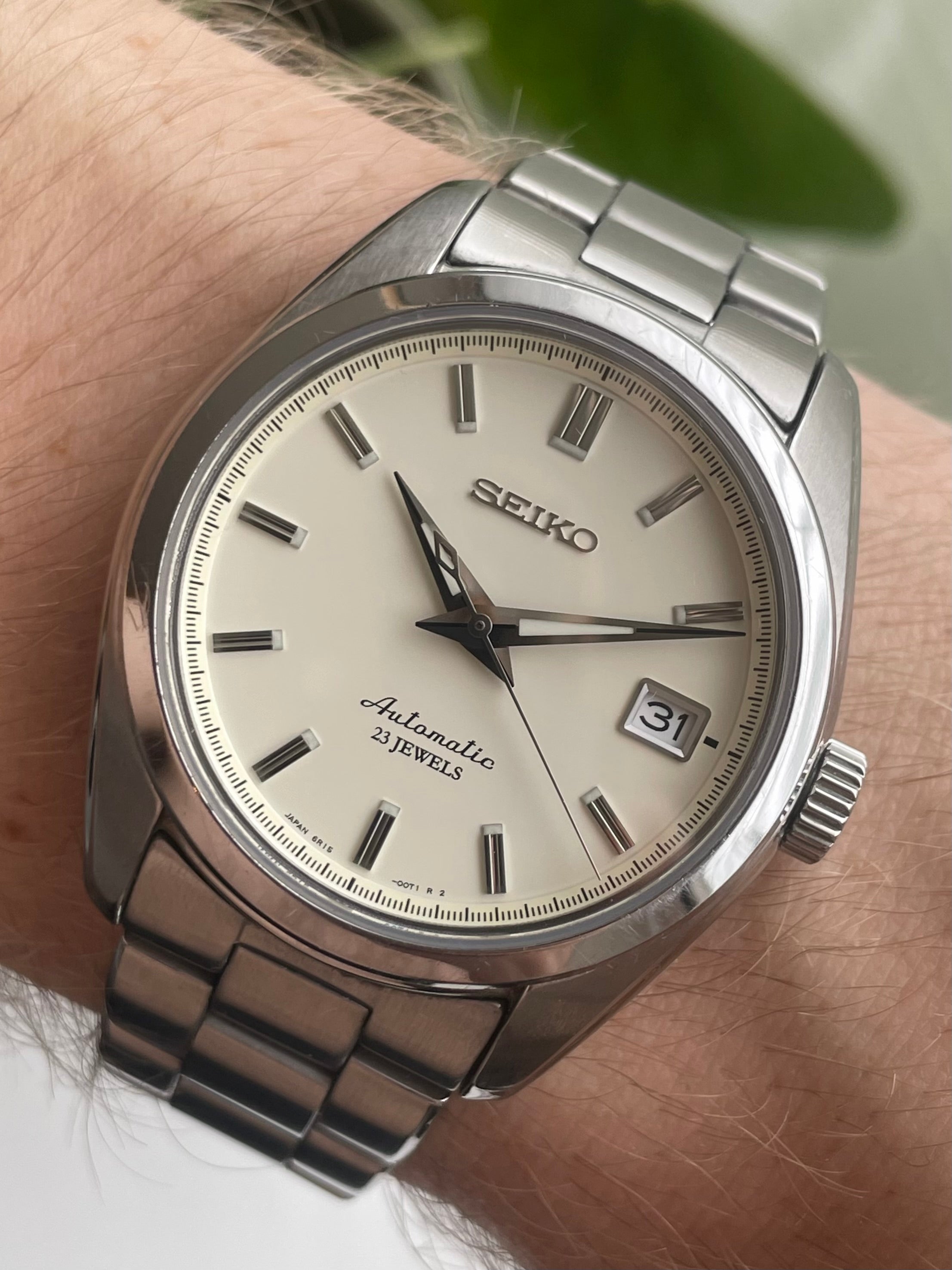 Seiko Cream Dial Mens Watch Ref. SARB035 Krispy Watches