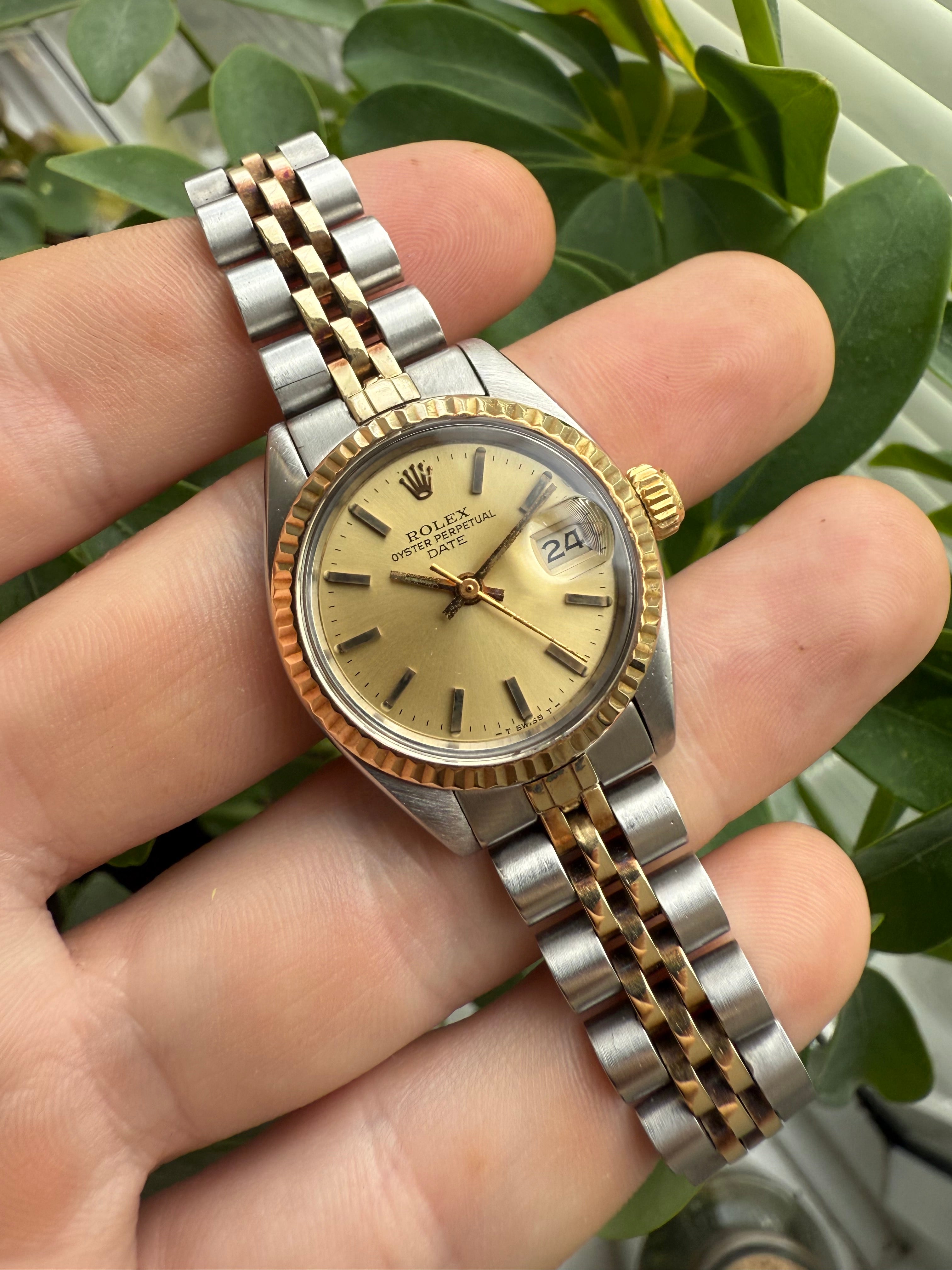 Rolex Lady Datejust 26mm Steel and 18k Gold Ref.6917 – Krispy Watches