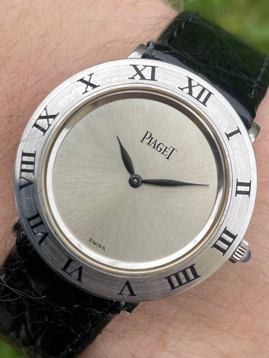 Piaget 18k White Gold Manual Wind Dress Watch Ref.9118