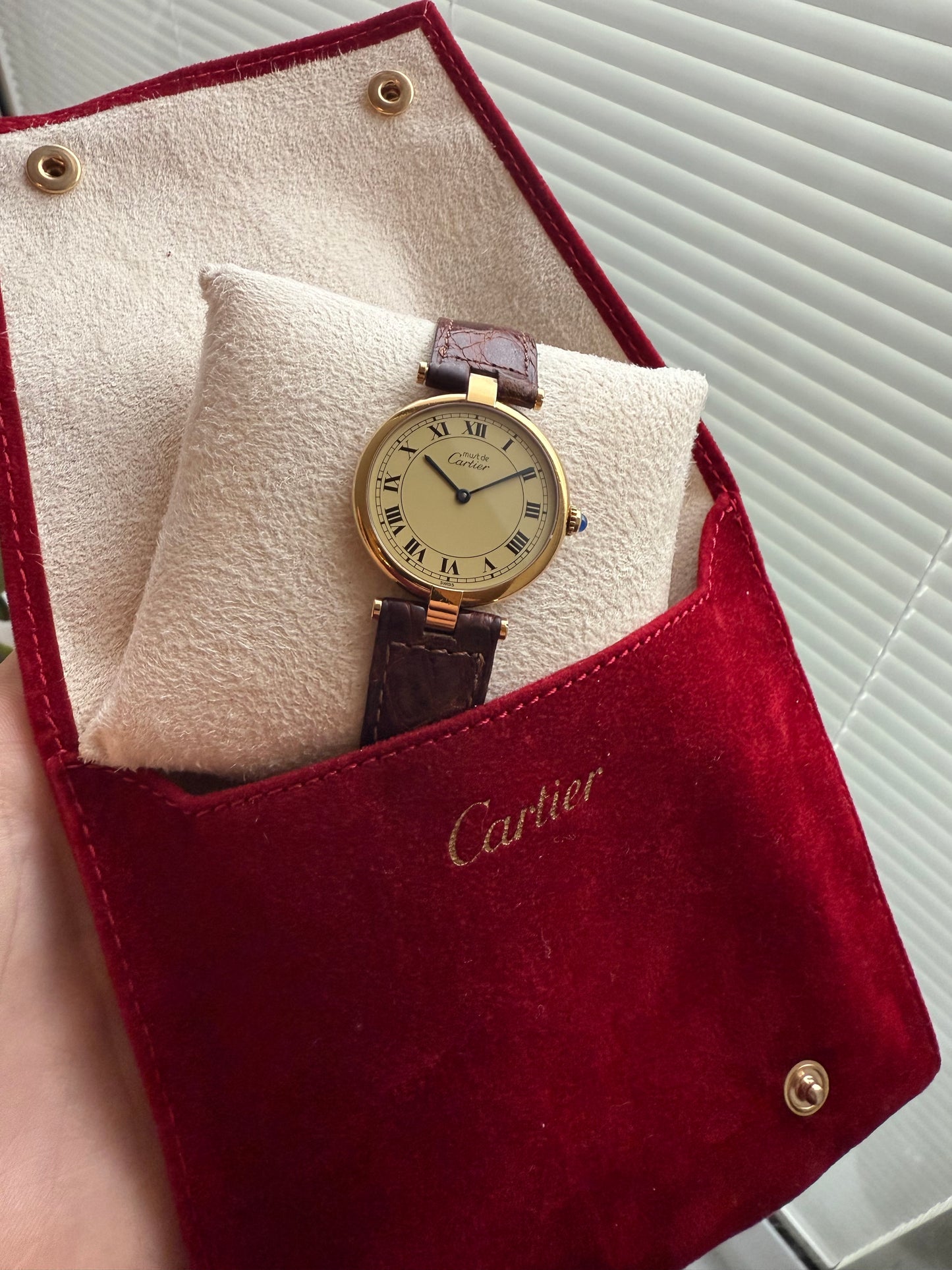 Cartier Vendome Must De Vermeil 30mm Ref.590003