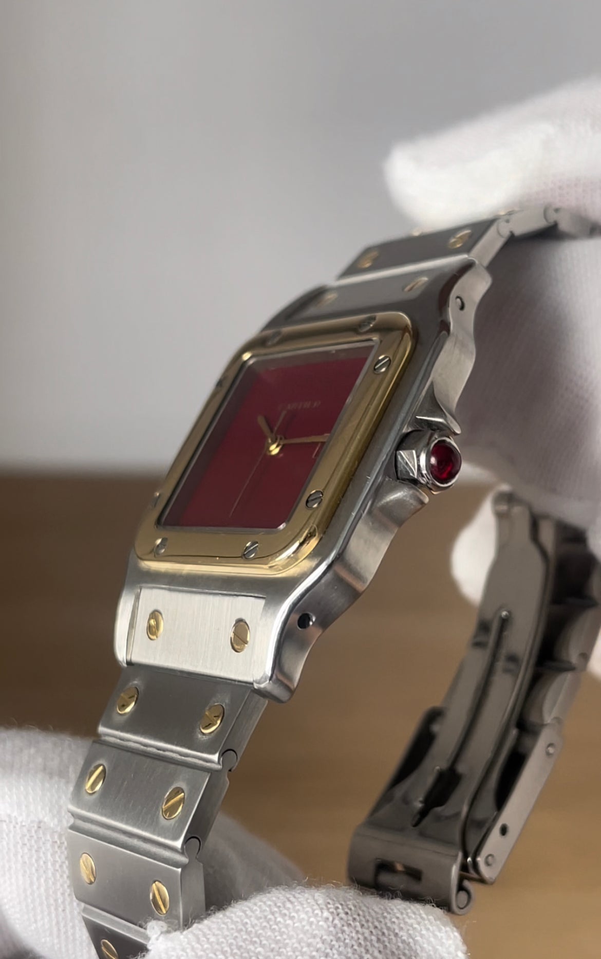 Cartier Santos “Ruby” Burgundy Dial Ref.2961